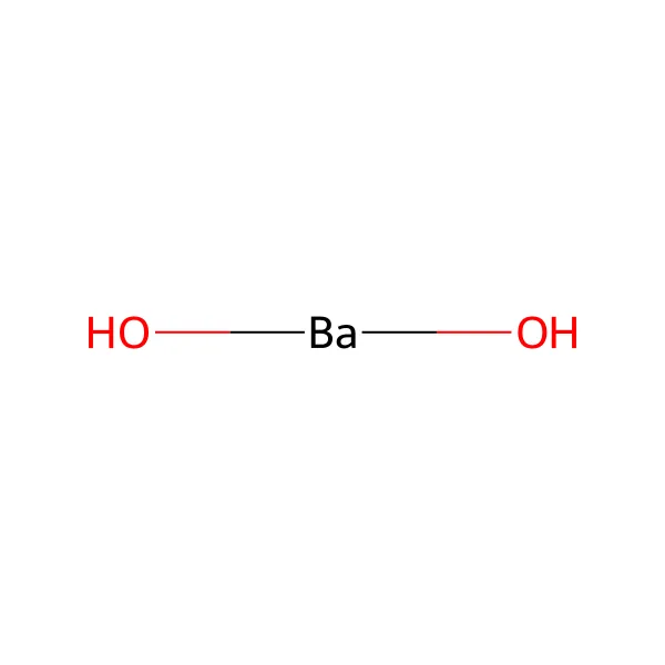 Baryum hidroksit molekül yapısı — CAS 17194-00-2