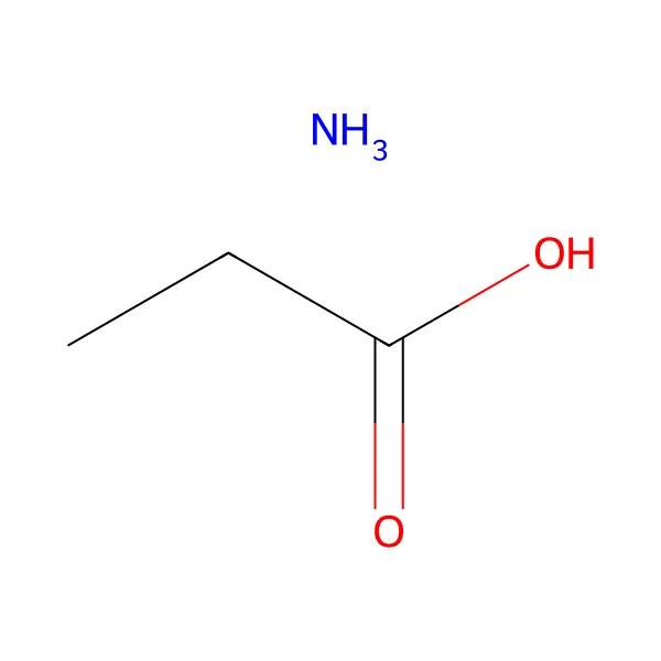 Amonyum propiyonat molekül yapısı — CAS 17496-08-1