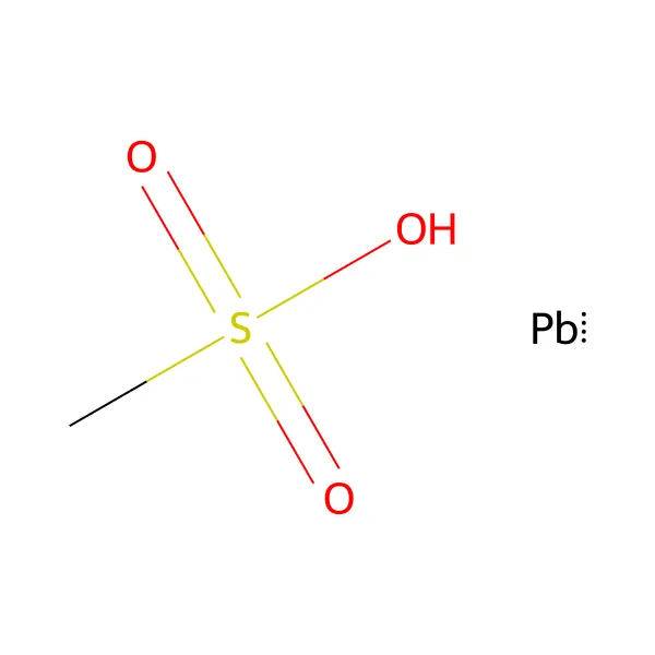 Kurşun metansülfonat molekül yapısı — CAS 17570-76-2