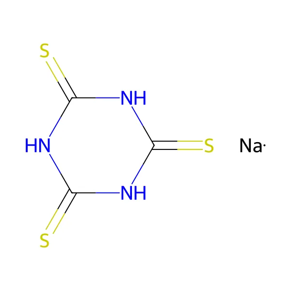 Sodyum tritiyosiyanürat molekül yapısı — CAS 17766-26-6