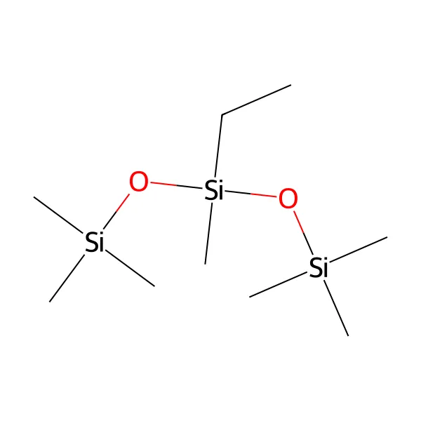Etil trisiloksan molekül yapısı — CAS 17861-60-8