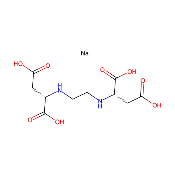 Trisodyum etilendiamin disüksinat molekül yapısı — CAS 178949-82-1