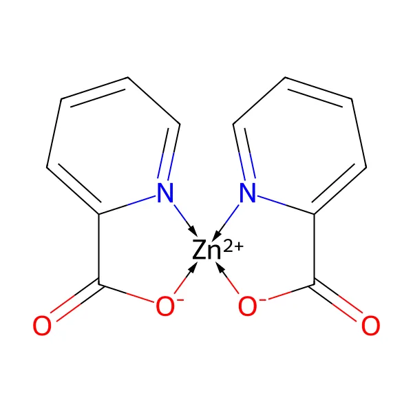 Çinko pikolinat molekül yapısı — CAS 17949-65-4