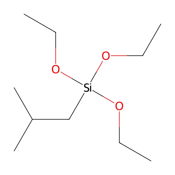 İzobütiltrietoksisilan molekül yapısı — CAS 17980-47-1