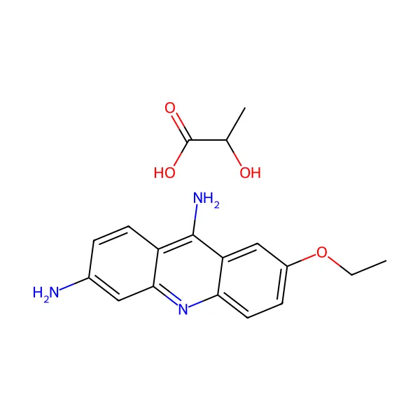 Etakridin laktat molekül yapısı — CAS 1837-57-6