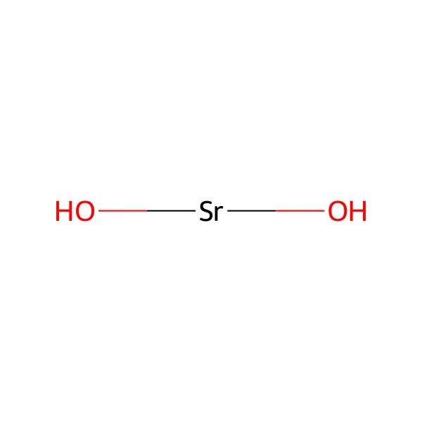 Stronsiyum hidroksit molekül yapısı — CAS 18480-07-4
