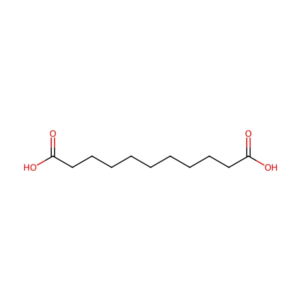 Undekandioik asit molekül yapısı — CAS 1852-04-6