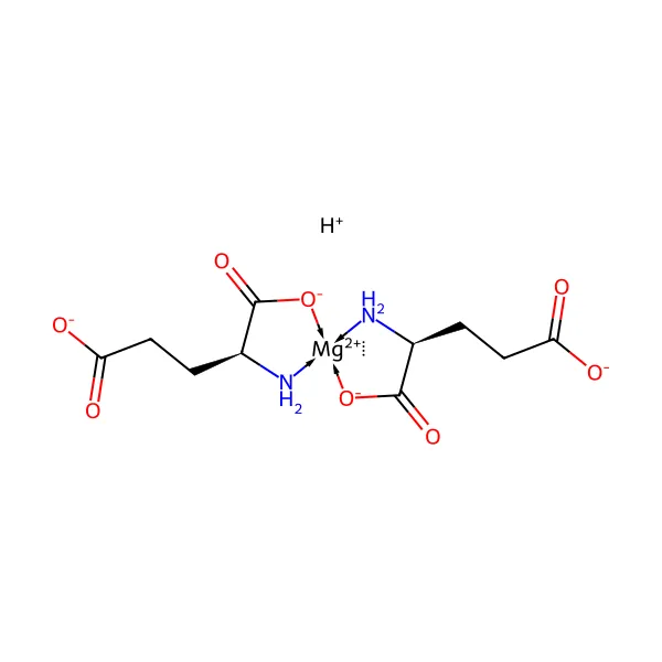Magnezyum glutamat molekül yapısı — CAS 18543-68-5