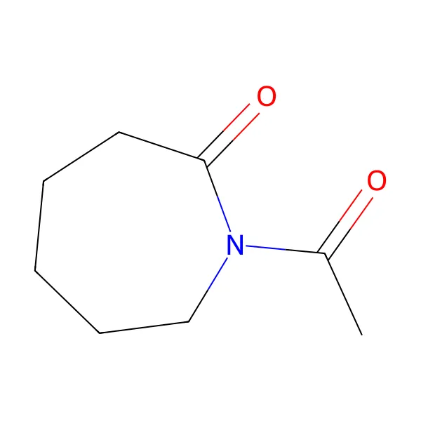 N-asetilkaprolaktam molekül yapısı — CAS 1888-91-1