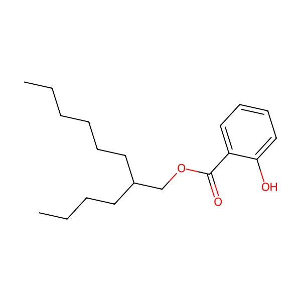 Bütiloktil salisilat molekül yapısı — CAS 190085-41-7