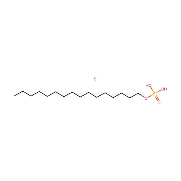 Potasyum setil fosfat molekül yapısı — CAS 19035-79-1