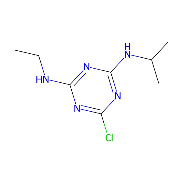 Atrazin molekül yapısı — CAS 1912-24-9