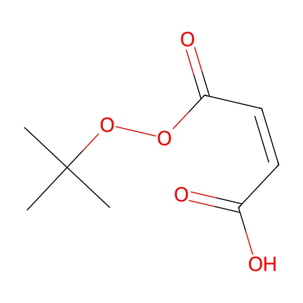 tert-Butil monoperoksimaleat molekül yapısı — CAS 1931-62-0