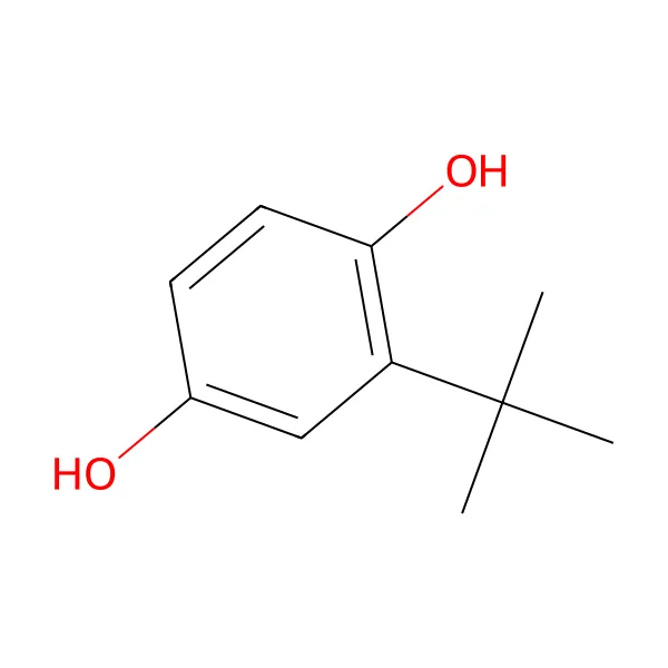 Tert-bütilhidrokinon molekül yapısı — CAS 1948-33-0