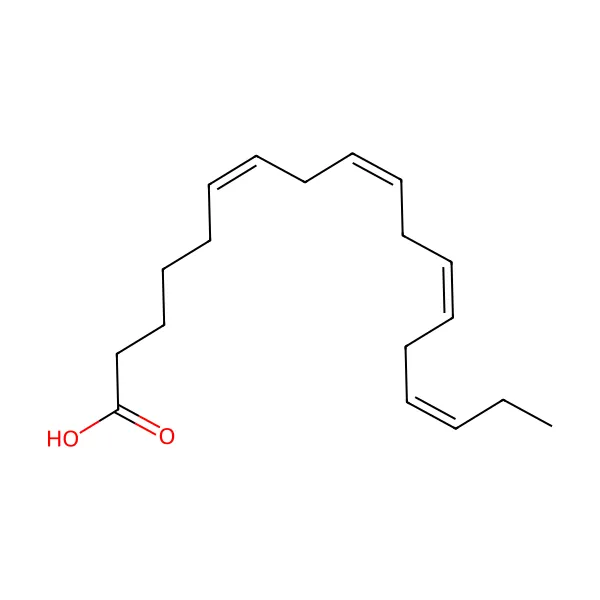 Stearidonik asit molekül yapısı — CAS 20290-75-9