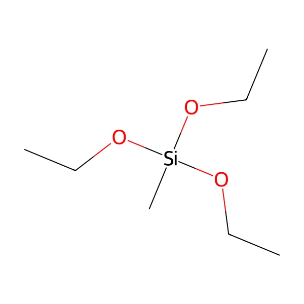 Metiltrietoksisilan molekül yapısı — CAS 2031-67-6