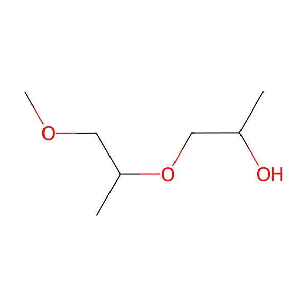 Dipropilen glikol monometil eter molekül yapısı — CAS 20324-32-7