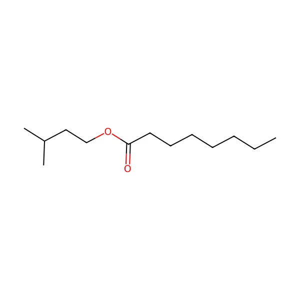 İzoamil oktanoat molekül yapısı — CAS 2035-99-6