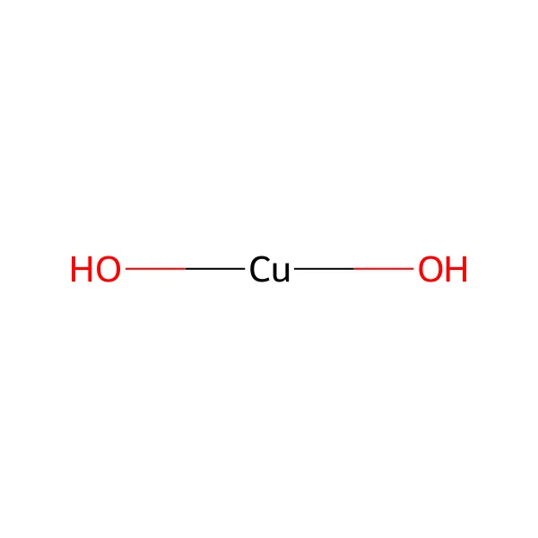 Bakır hidroksit molekül yapısı — CAS 20427-59-2
