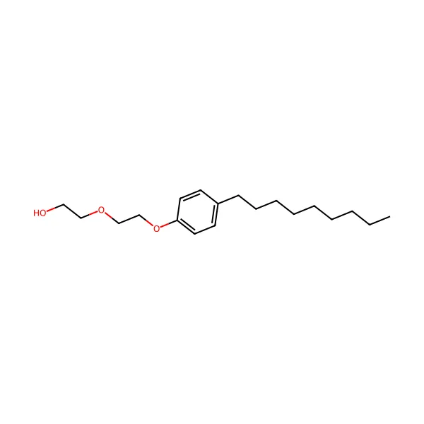 4-Nonilfenol dietoksilat molekül yapısı — CAS 20427-84-3