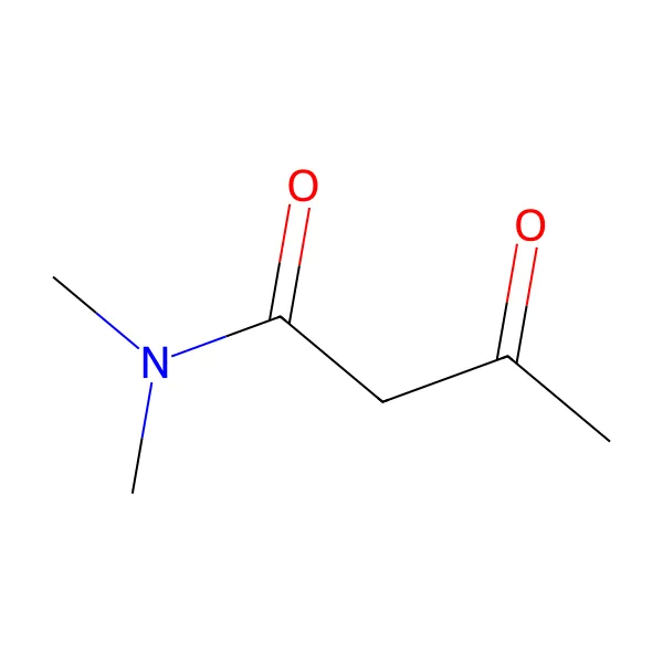 N,N-dimetilasetoasetamid molekül yapısı — CAS 2044-64-6