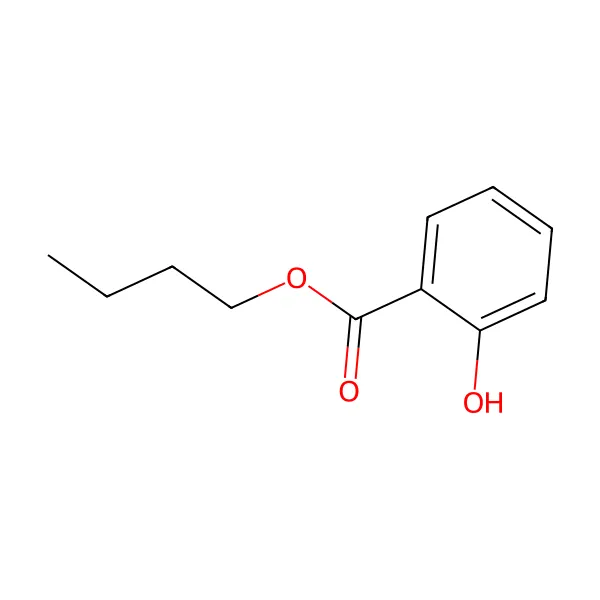 Bütil salisilat molekül yapısı — CAS 2052-14-4