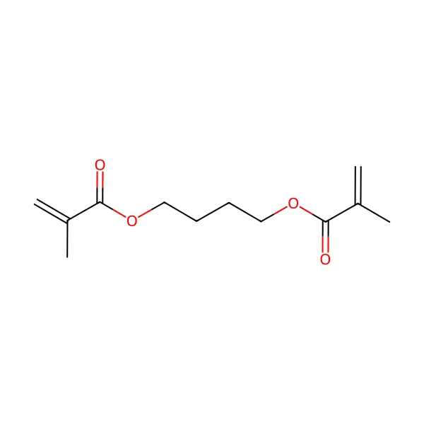 1,4-Bütandiol dimetakrilat molekül yapısı — CAS 2082-81-7