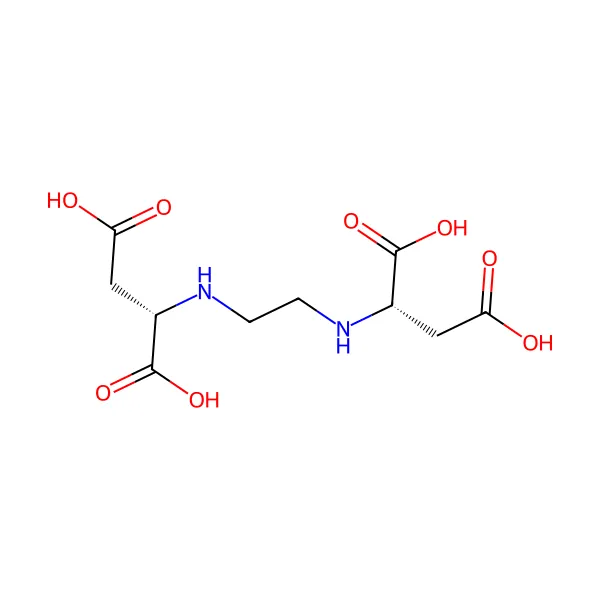 Etilendiamin-N,N'-disüksinik asit molekül yapısı — CAS 20846-91-7