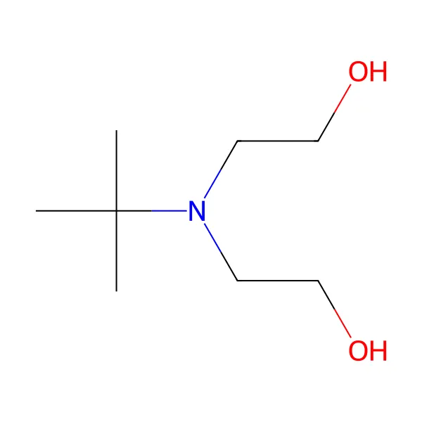 Tert-bütil dietanolamin molekül yapısı — CAS 2160-93-2