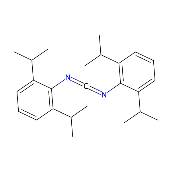 Bis(2,6-diizopropilfenil)karbodiimit molekül yapısı — CAS 2162-74-5