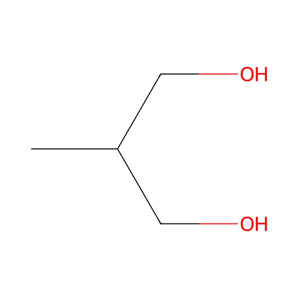 Metilpropandiol molekül yapısı — CAS 2163-42-0