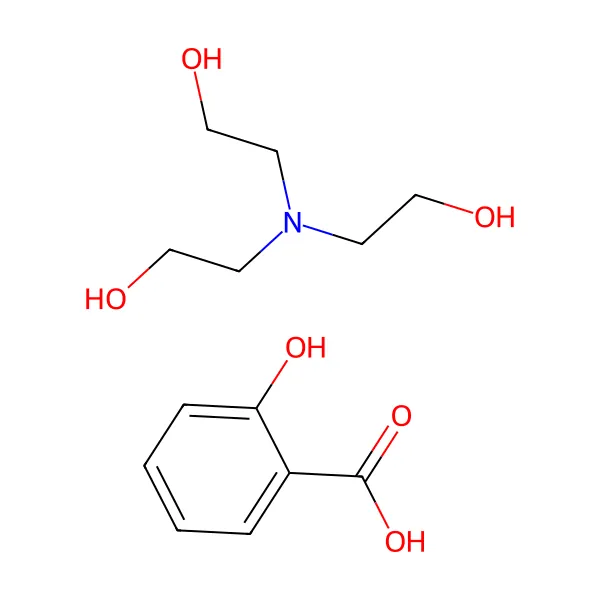 Trietanolamin salisilat molekül yapısı — CAS 2174-16-5