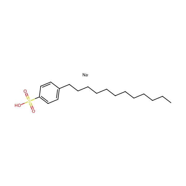 Sodyum p-dodesilbenzensülfonat molekül yapısı — CAS 2211-98-5