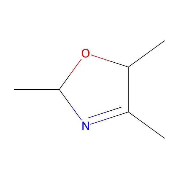 2,4,5-Trimetil-3-oksazolin molekül yapısı — CAS 22694-96-8