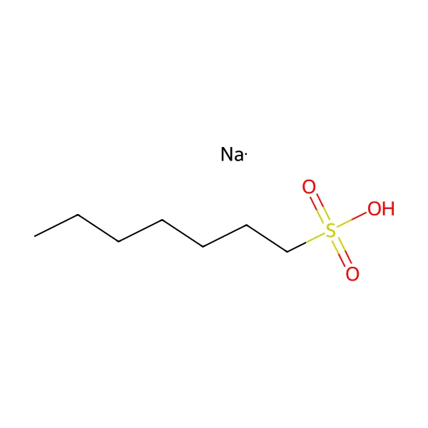 Sodyum heptansülfonat molekül yapısı — CAS 22767-50-6