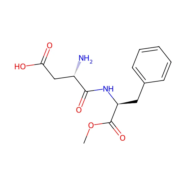Aspartam molekül yapısı — CAS 22839-47-0