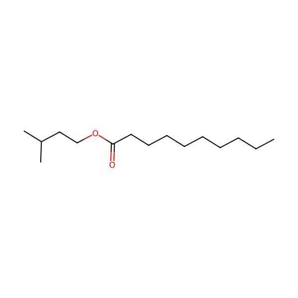 İzoamil kokoat molekül yapısı — CAS 2306-91-4