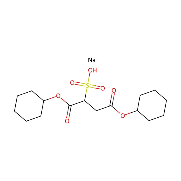 Sodyum disikloheksil sülfosüksinat molekül yapısı — CAS 23386-52-9