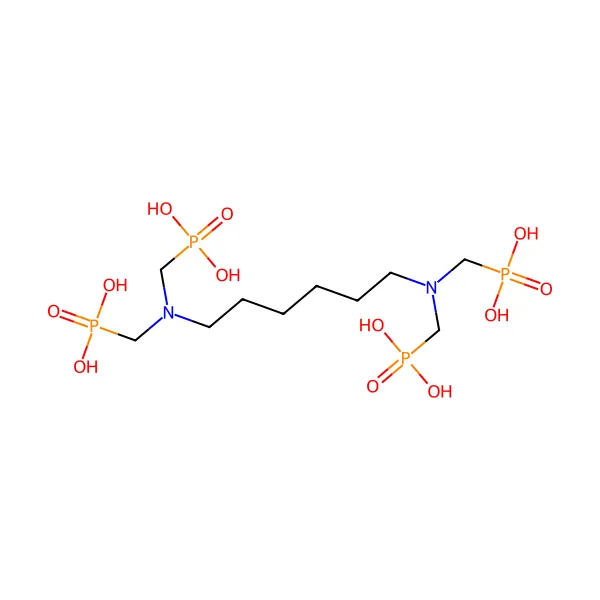 Heksandiamin tetra(metilenfosfonik asit) molekül yapısı — CAS 23605-74-5