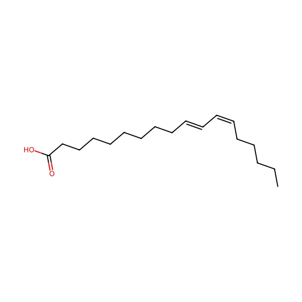 Konjuge linoleik asit molekül yapısı — CAS 2420-56-6