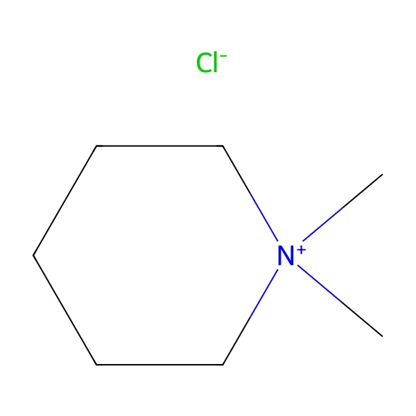 Mepikuat klorür molekül yapısı — CAS 24307-26-4