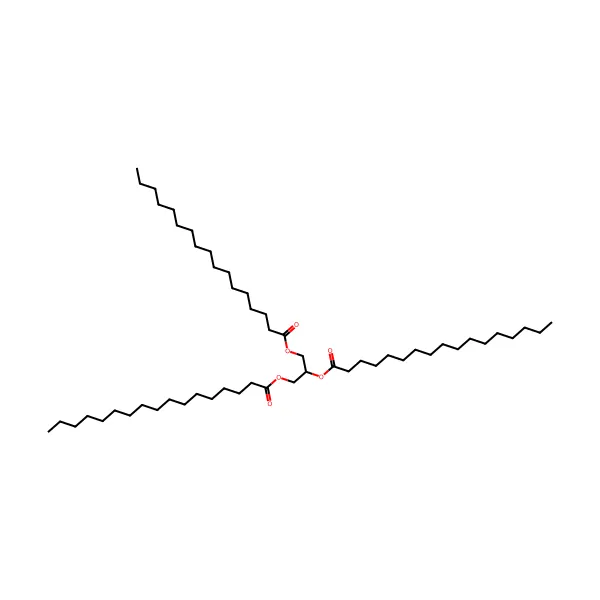 Triheptadekanoin molekül yapısı — CAS 2438-40-6