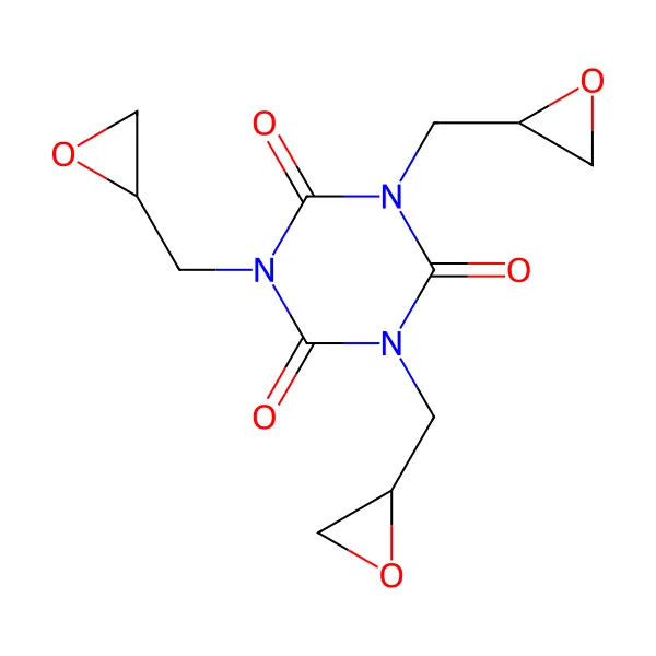 Triglisidil izosiyanürat molekül yapısı — CAS 2451-62-9