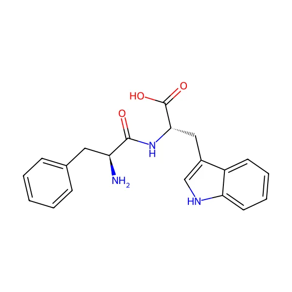 Fenilalanil triptofan molekül yapısı — CAS 24587-41-5