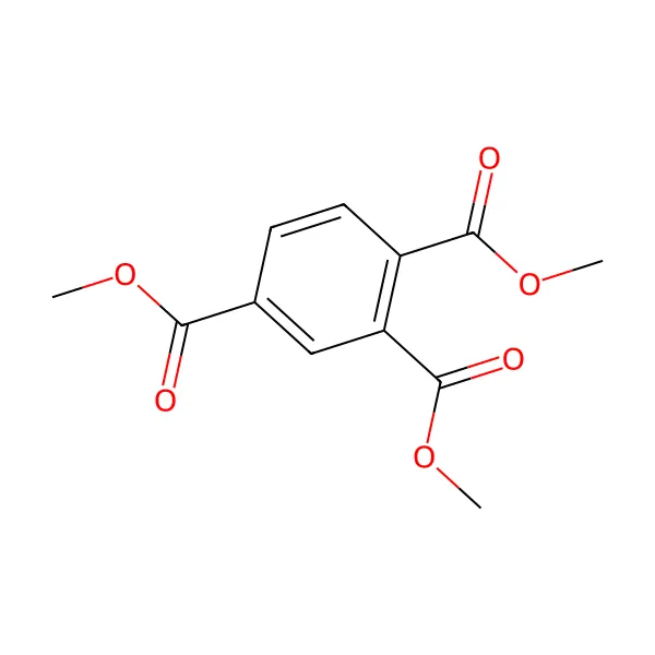 Trimetil trimelitat molekül yapısı — CAS 2459-10-1