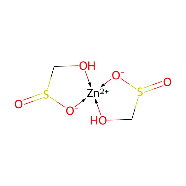 Çinko formaldehit sülfoksilat molekül yapısı — CAS 24887-06-7