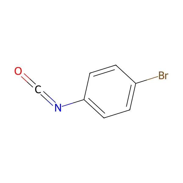 4-bromofenil izosiyanat molekül yapısı — CAS 2493-02-9