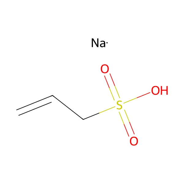 Sodyum alilsülfonat molekül yapısı — CAS 2495-39-8