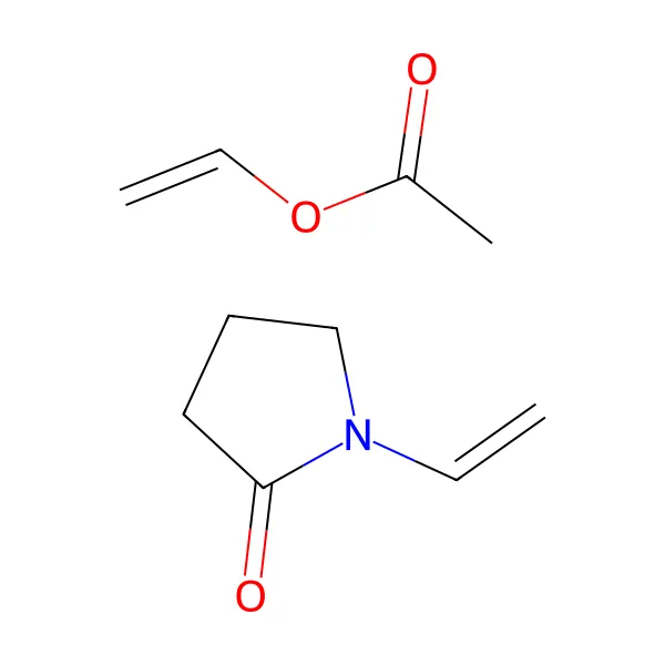 PVP/VA kopolimer molekül yapısı — CAS 25086-89-9