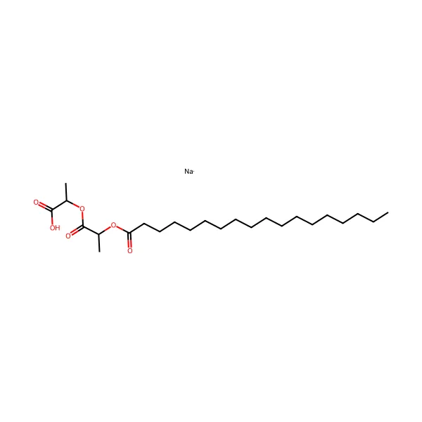Sodyum stearoil laktilat molekül yapısı — CAS 25383-99-7